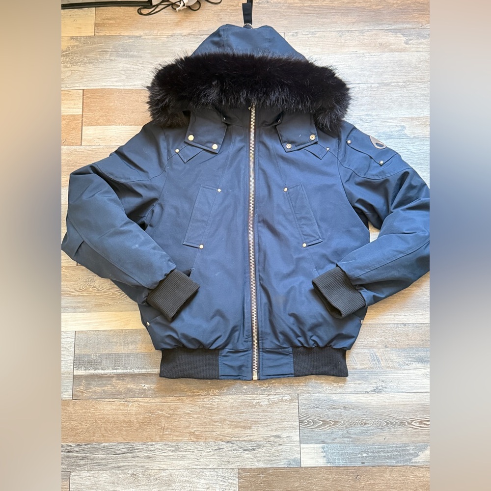 Moose Knuckles Down Filled Bomber Jacket